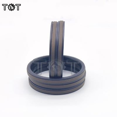 Υδραυλικά δαχτυλίδια εμβόλων ISO9001 SPGW PTFE για τα μηχανήματα κατασκευής