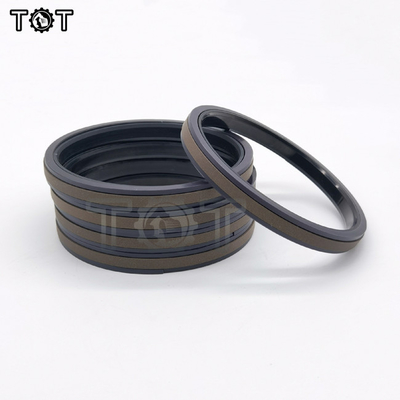 Υδραυλικά δαχτυλίδια εμβόλων ISO9001 SPGW PTFE για τα μηχανήματα κατασκευής